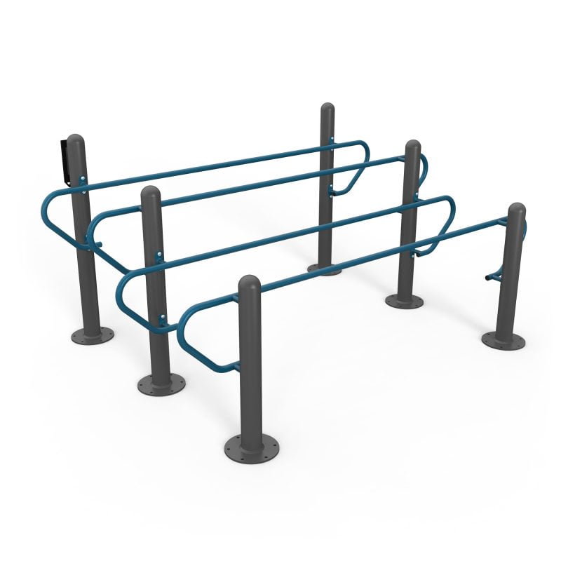 Parallel Bars ActiveFit Outdoor Fitness Equipment   FIT 000022 Parallel Bars 800x800 